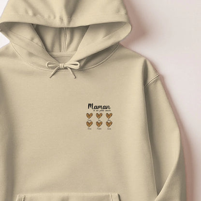 Pull Maman personnalisé – Ses petits cœurs – vue 21