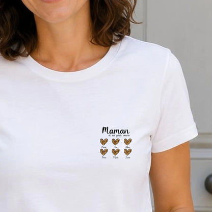 Pull Maman personnalisé – Ses petits cœurs – vue 22