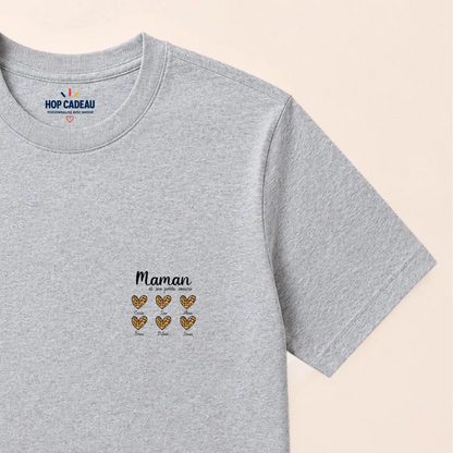 Pull Maman personnalisé – Ses petits cœurs – vue 32