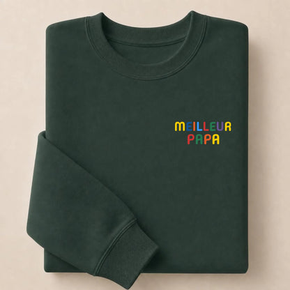 Pull personnalisé Meilleur Papa – vue 13