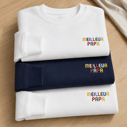 Pull personnalisé Meilleur Papa
