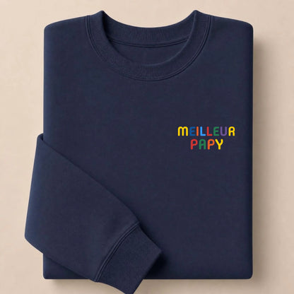 Pull personnalisé Meilleur Papy – vue 11