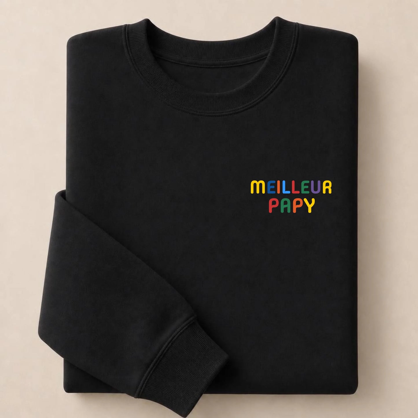 Pull personnalisé Meilleur Papy – vue 4