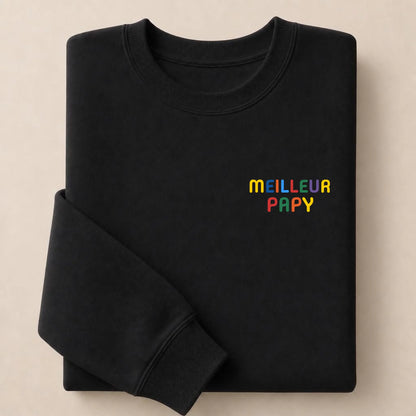 Pull personnalisé Meilleur Papy – vue 4
