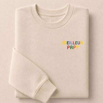 Pull personnalisé Meilleur Papy – vue 5