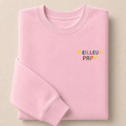 Pull personnalisé Meilleur Papy – vue 7