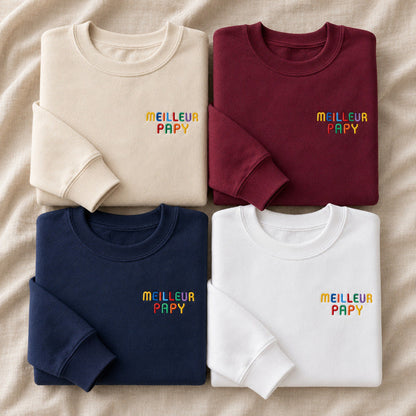 Pull personnalisé Meilleur Papy