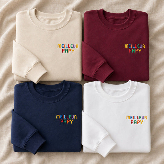 Pull personnalisé Meilleur Papy