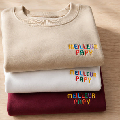 Pull personnalisé Meilleur Papy