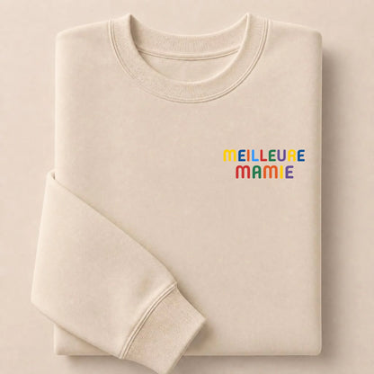 Pull personnalisé Meilleure Mamie – vue 5