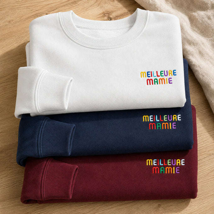 Pull personnalisé Meilleure Mamie