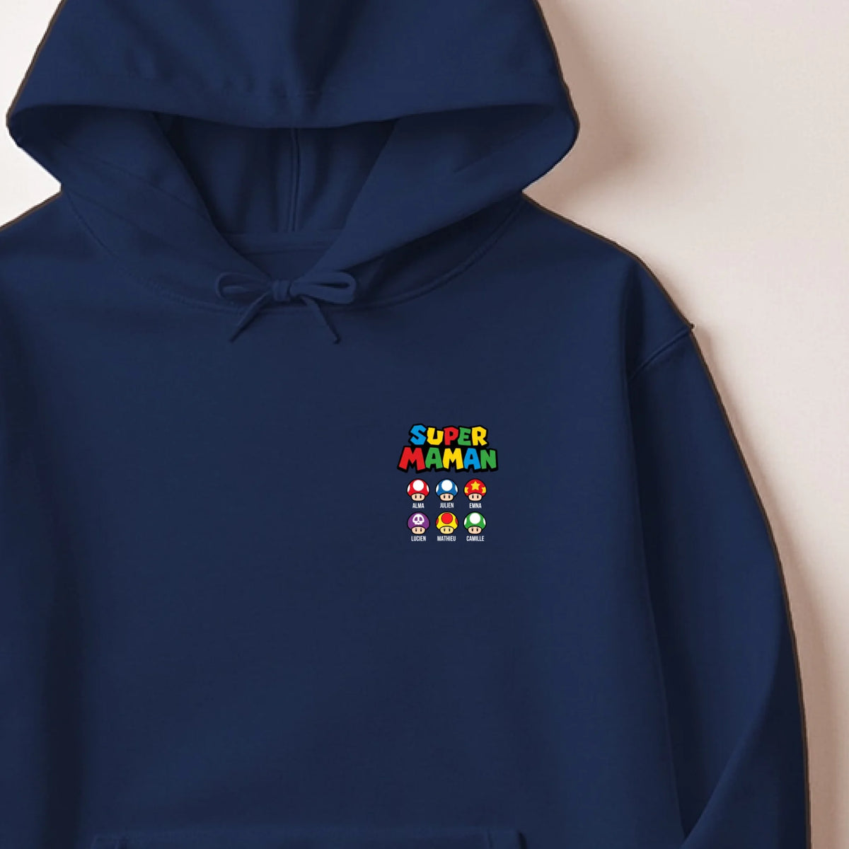 Pull Super Maman personnalisé – Prénoms des enfants – vue 18
