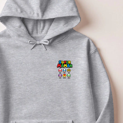 Pull Super Maman personnalisé – Prénoms des enfants – vue 21