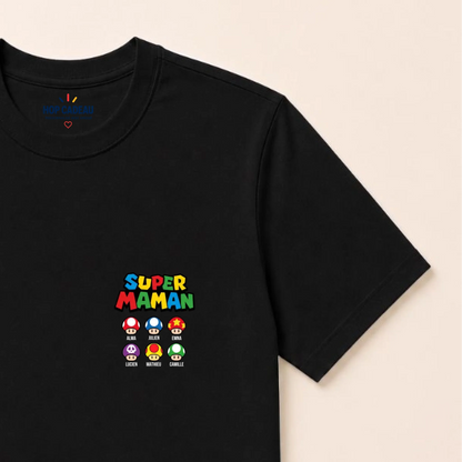Pull Super Maman personnalisé – Prénoms des enfants – vue 29