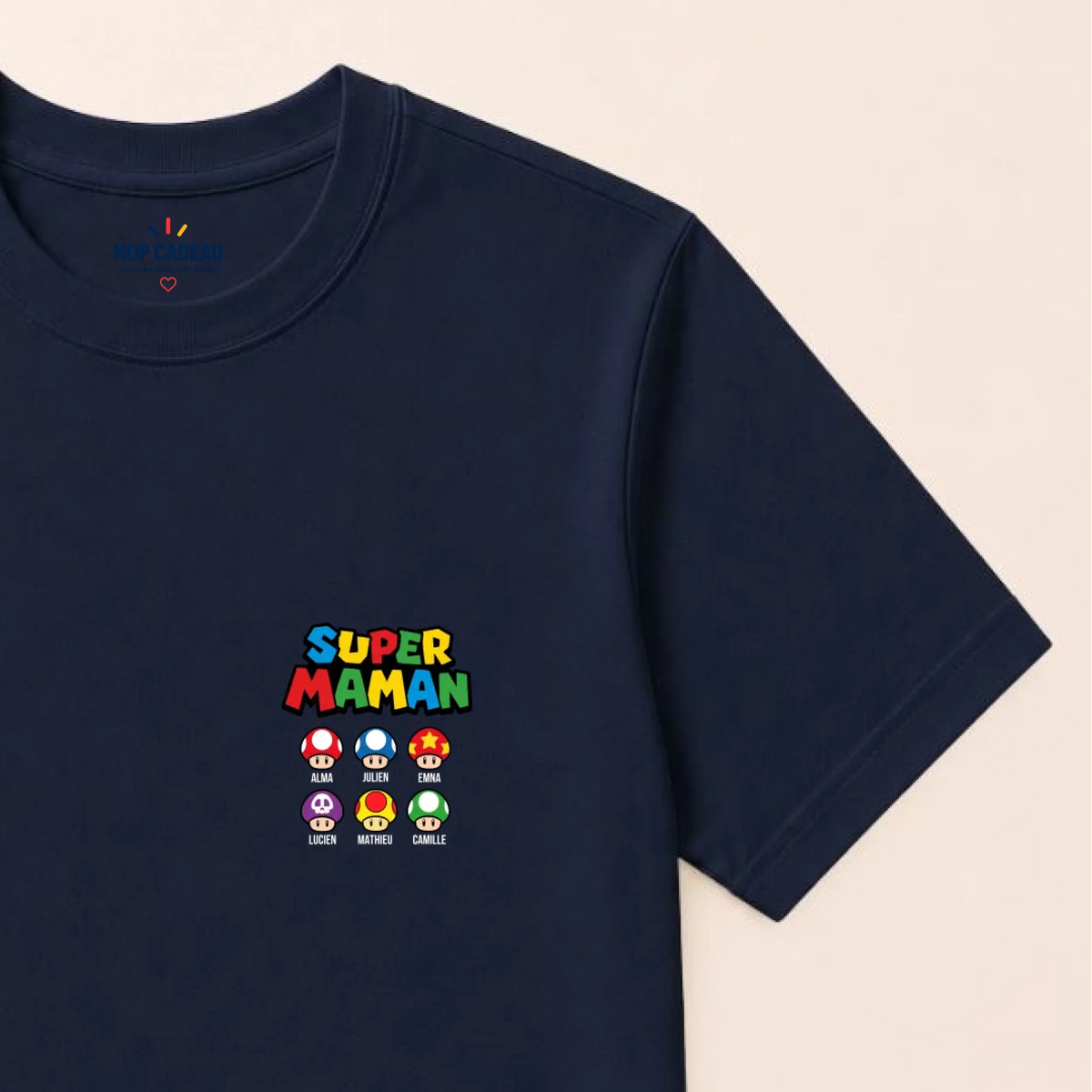 Pull Super Maman personnalisé – Prénoms des enfants – vue 30