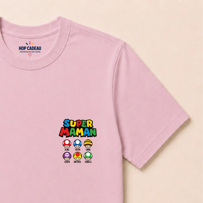 Pull Super Maman personnalisé – Prénoms des enfants – vue 32
