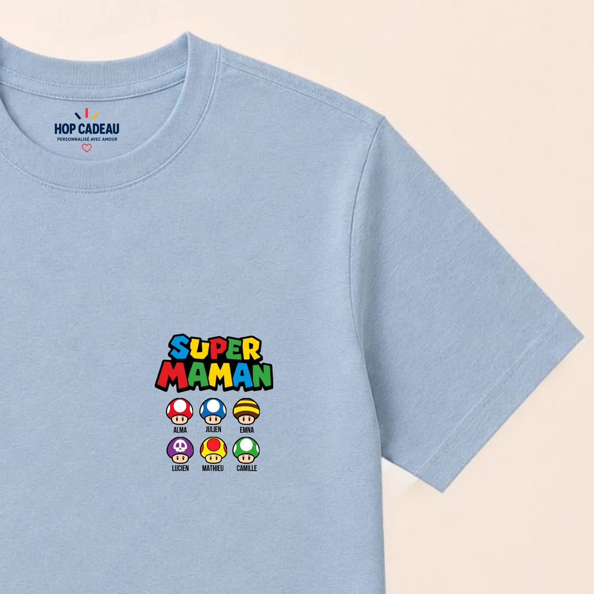 Pull Super Maman personnalisé – Prénoms des enfants – vue 37