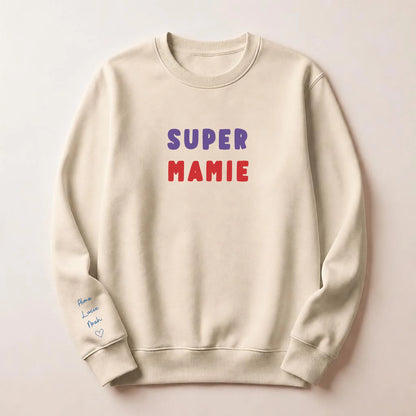 Sweat personnalisé mamie brodé - Super mamie – vue 10