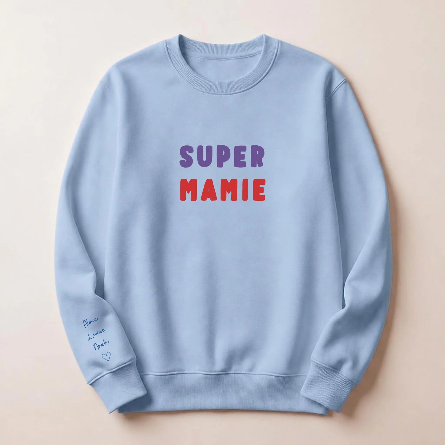 Sweat personnalisé mamie brodé - Super mamie – vue 12