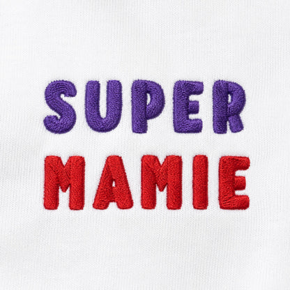 Sweat personnalisé mamie brodé - Super mamie – vue 5