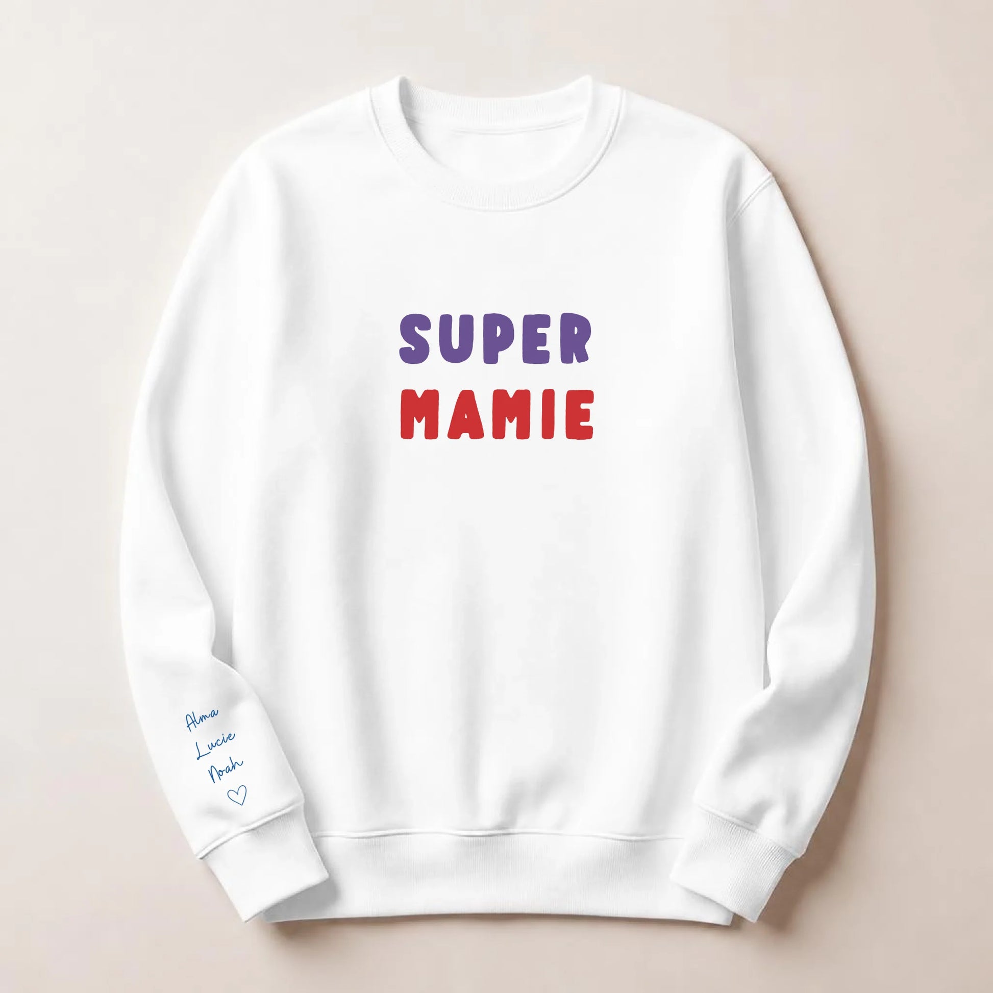 Sweat personnalisé mamie brodé - Super mamie – vue 8