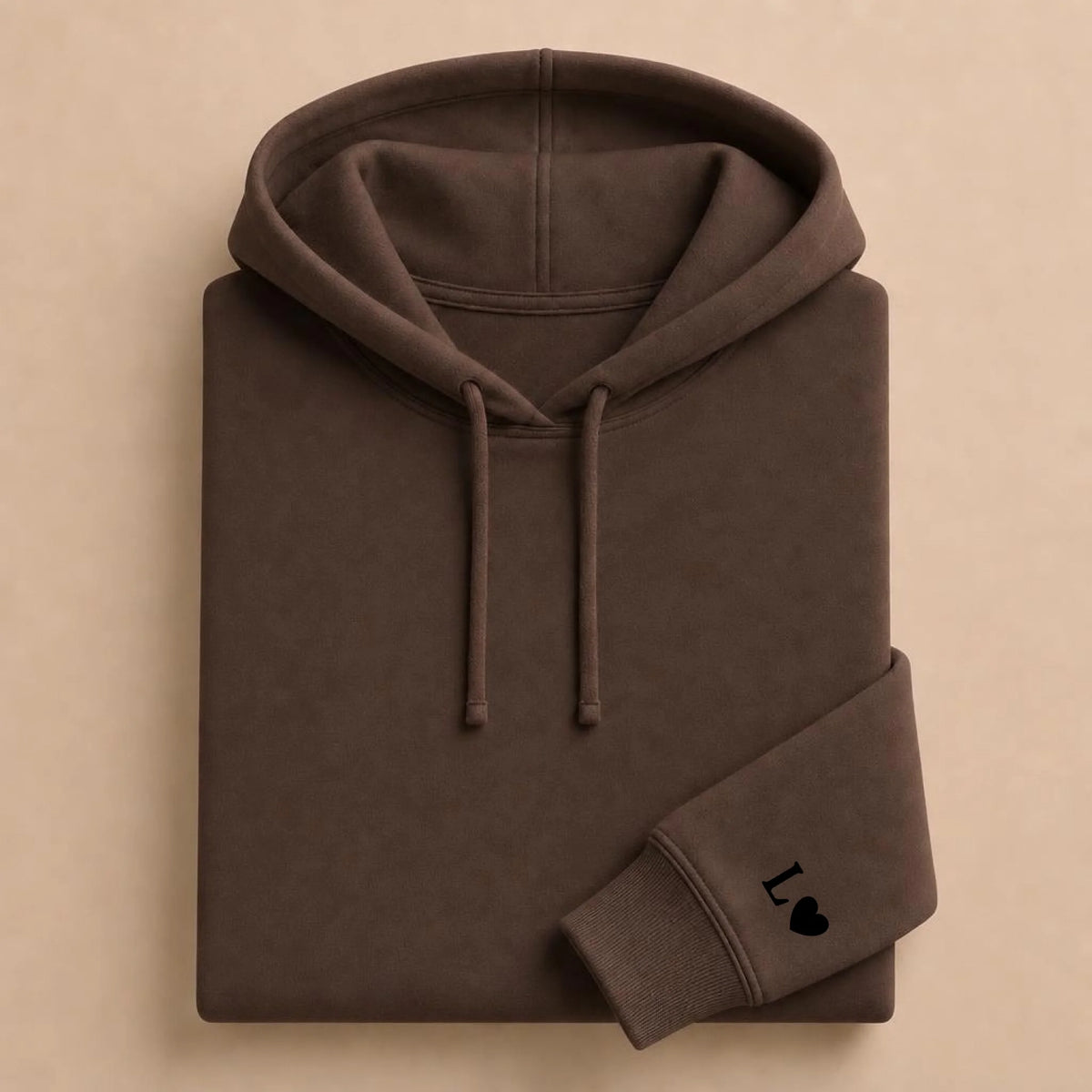 Sweat à capuche couple assorti personnalisé brodé – vue 11