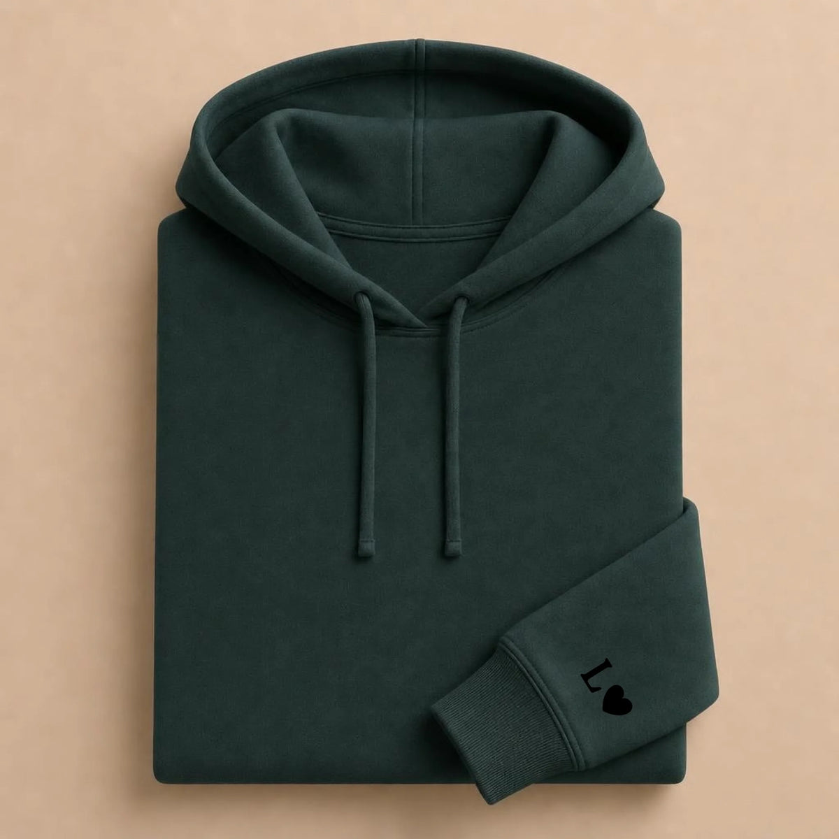 Sweat à capuche couple assorti personnalisé brodé – vue 12