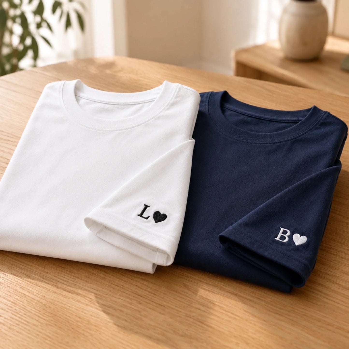 Sweat à capuche couple assorti personnalisé brodé – vue 41