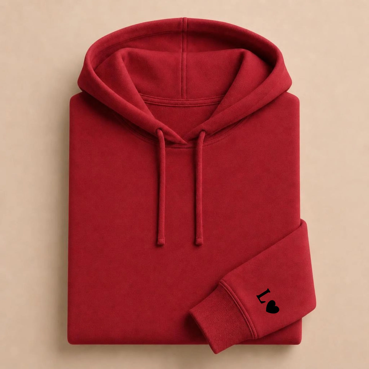 Sweat à capuche couple assorti personnalisé brodé – vue 9