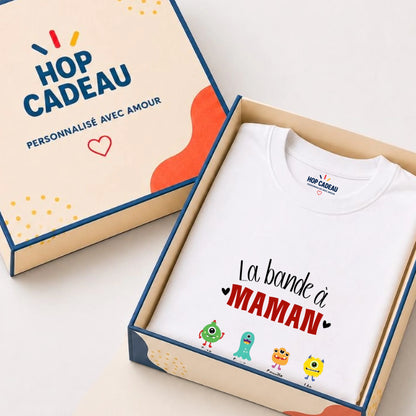Sweat à capuche Maman personnalisé – La bande à Maman – vue 24