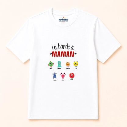 Sweat à capuche Maman personnalisé – La bande à Maman – vue 26