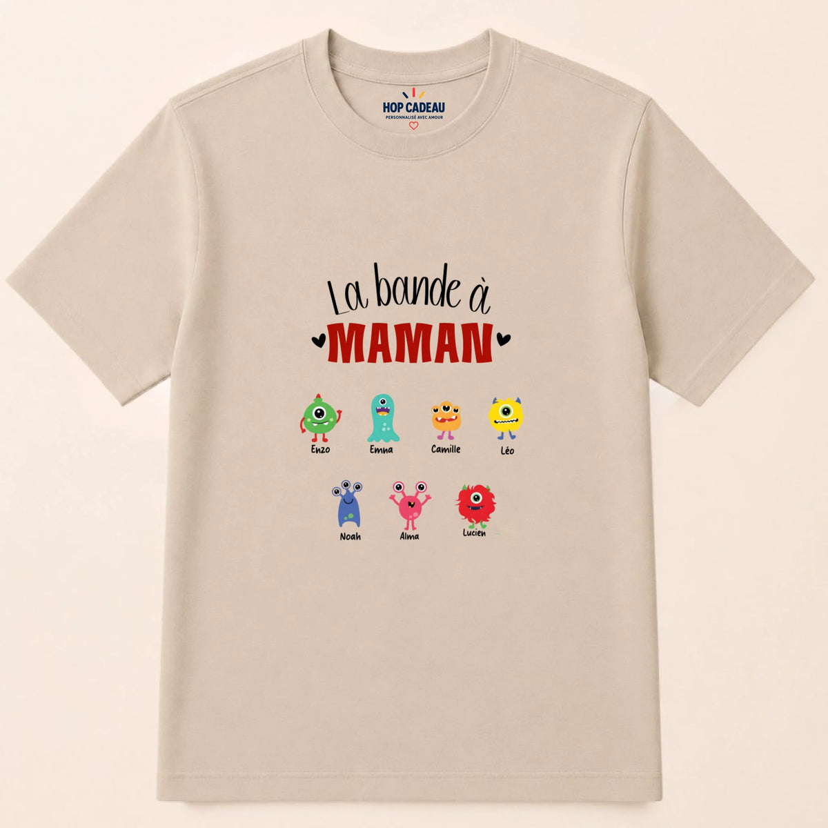 Sweat à capuche Maman personnalisé – La bande à Maman – vue 29