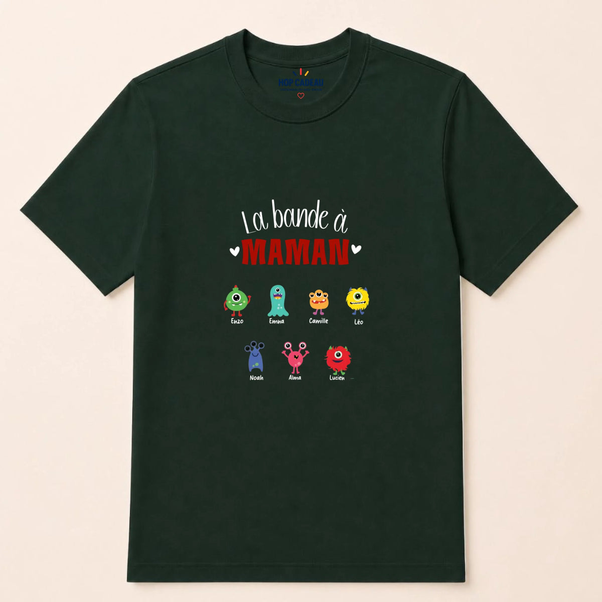 Sweat à capuche Maman personnalisé – La bande à Maman – vue 31