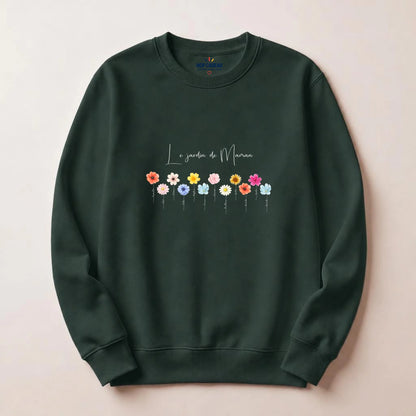 Sweat à capuche Maman personnalisé – Le jardin de Maman – vue 19