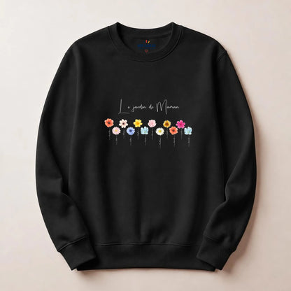 Sweat à capuche Maman personnalisé – Le jardin de Maman – vue 22