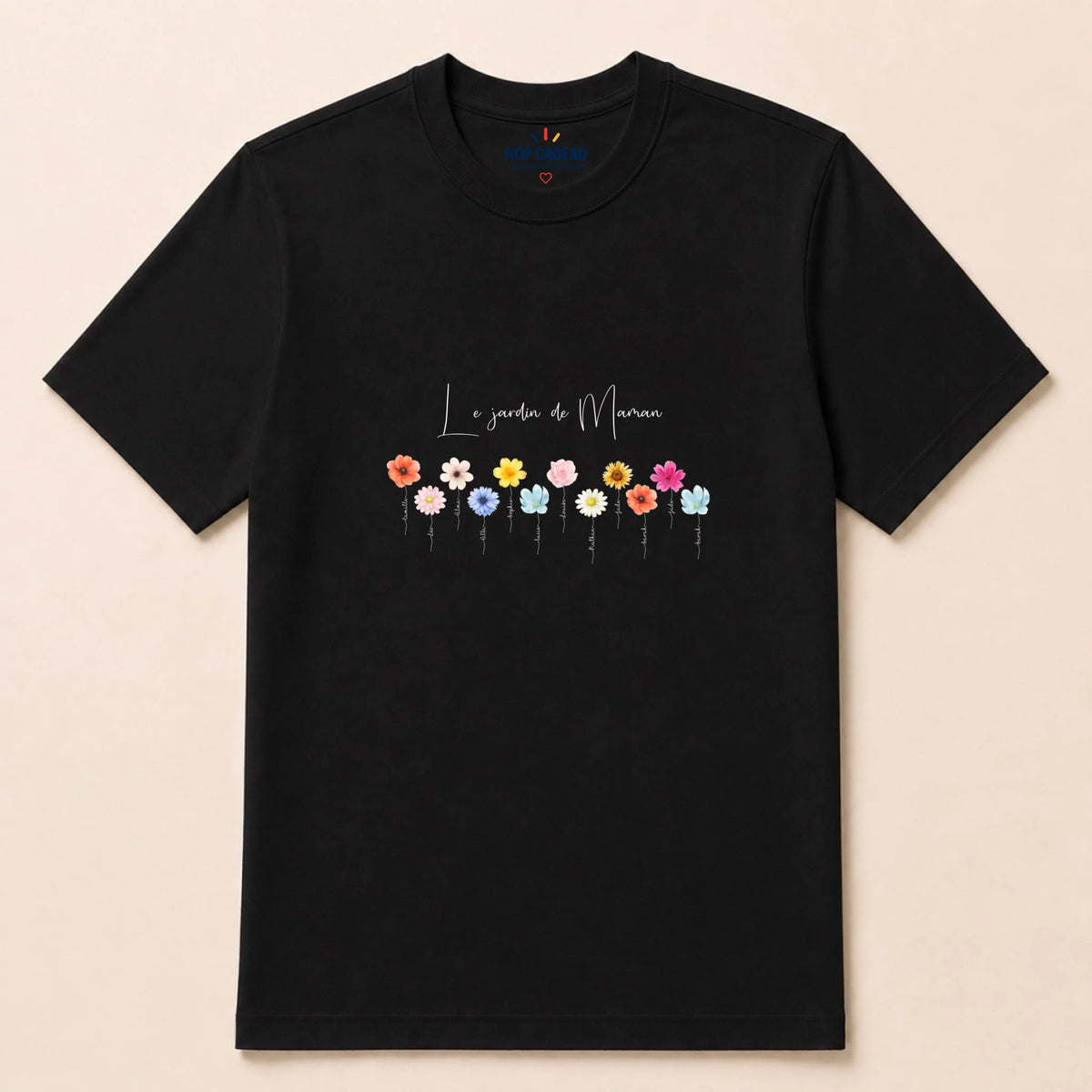 Sweat à capuche Maman personnalisé – Le jardin de Maman – vue 27