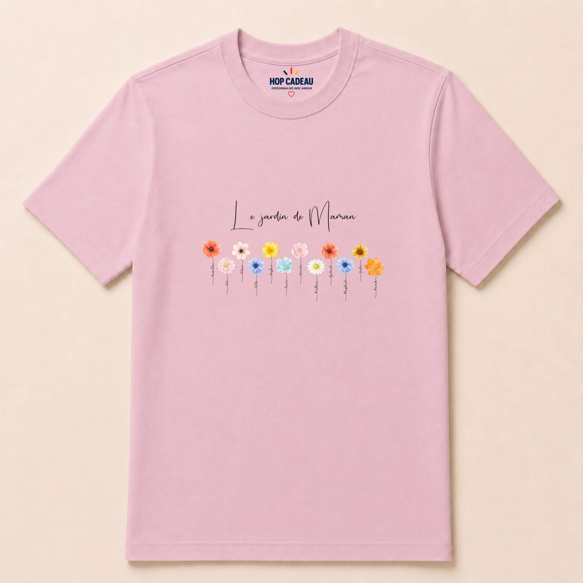 Sweat à capuche Maman personnalisé – Le jardin de Maman – vue 36