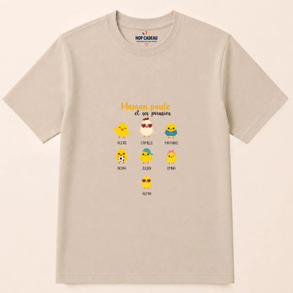 Sweat à capuche Maman personnalisé – Maman Poule – vue 28