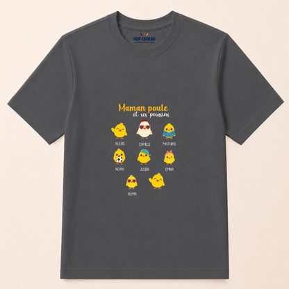 Sweat à capuche Maman personnalisé – Maman Poule – vue 29