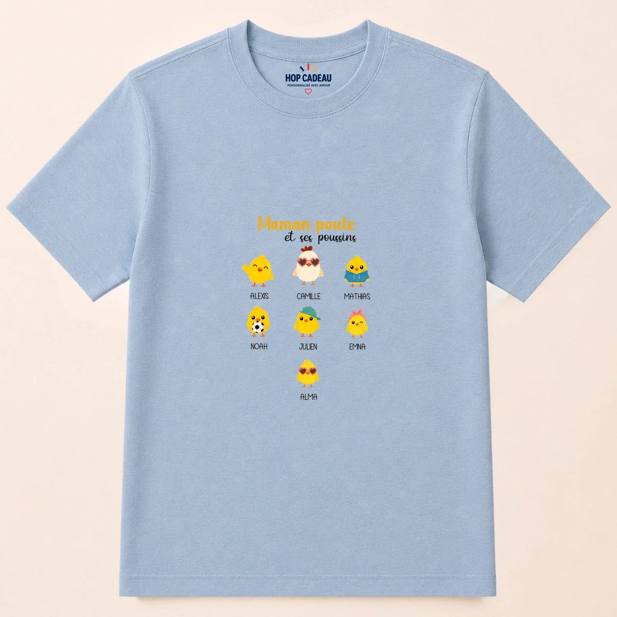 Sweat à capuche Maman personnalisé – Maman Poule – vue 34