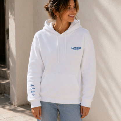 Sweat à capuche personnalisé maman - La Madre depuis – vue 2