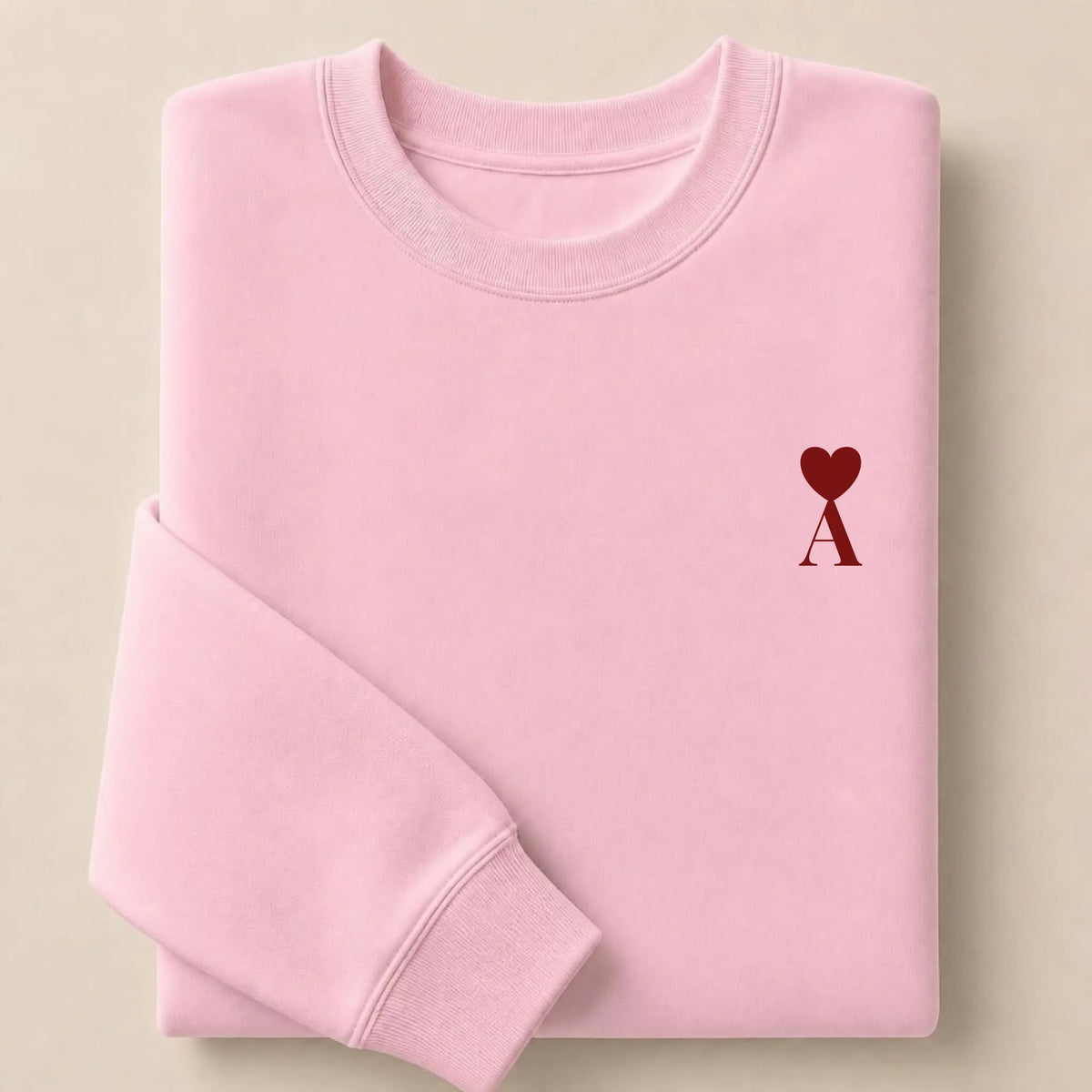 Sweat à capuche personnalisé couple initiale – vue 30