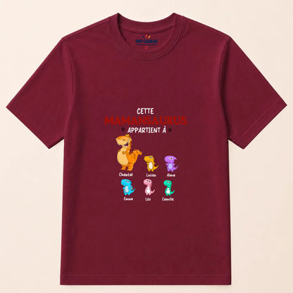 Sweat à capuche Maman personnalisé – Mamansaurus – vue 32