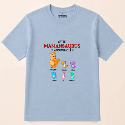 Sweat à capuche Maman personnalisé – Mamansaurus – vue 35