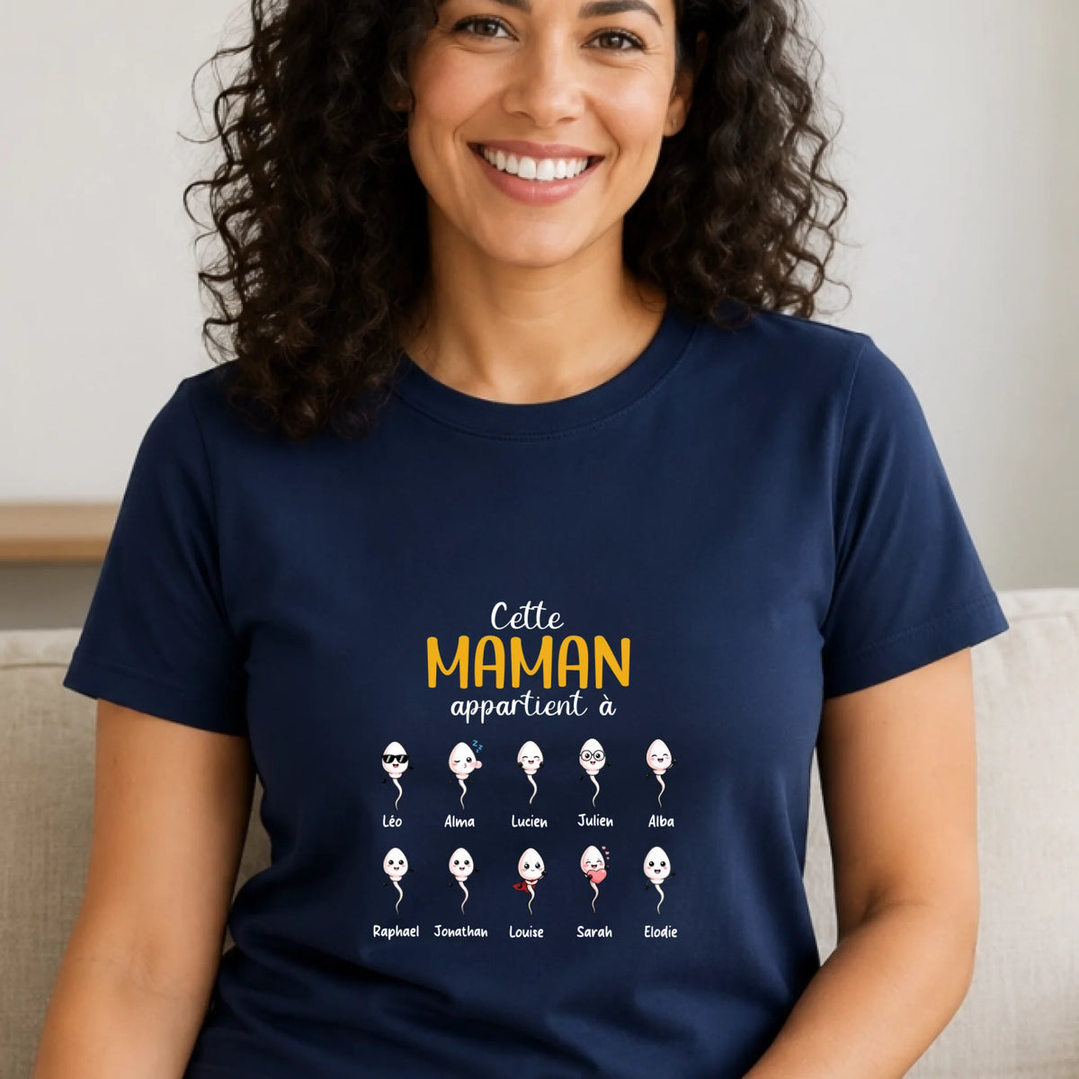 Sweat à capuche Maman personnalisé – Ses enfants – vue 23