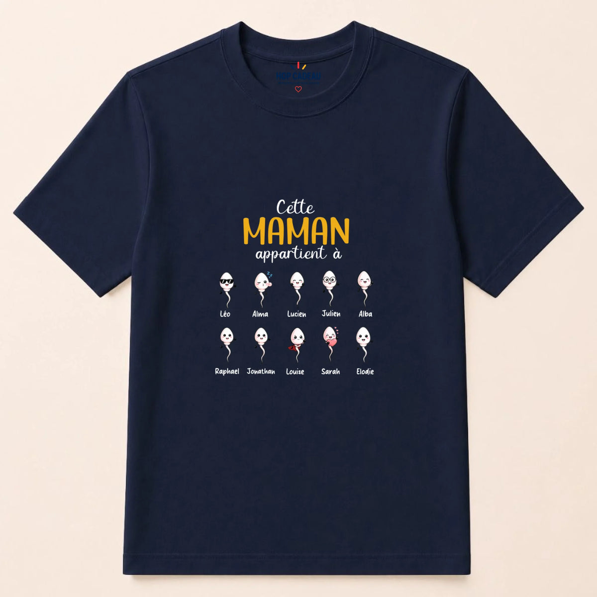 Sweat à capuche Maman personnalisé – Ses enfants – vue 35