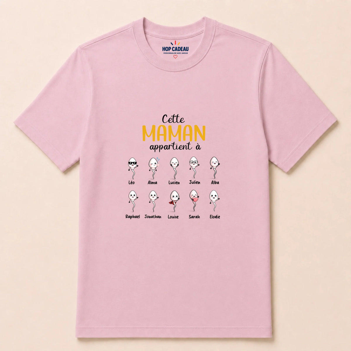 Sweat à capuche Maman personnalisé – Ses enfants – vue 37