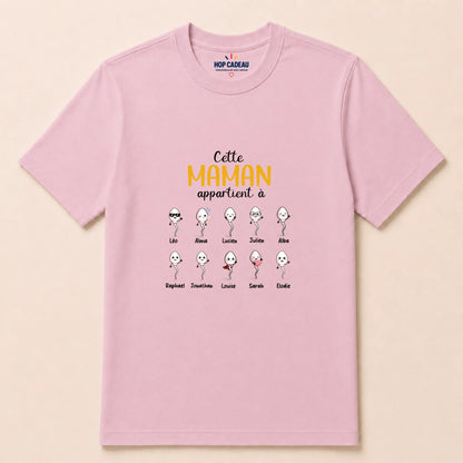 Sweat à capuche Maman personnalisé – Ses enfants – vue 37