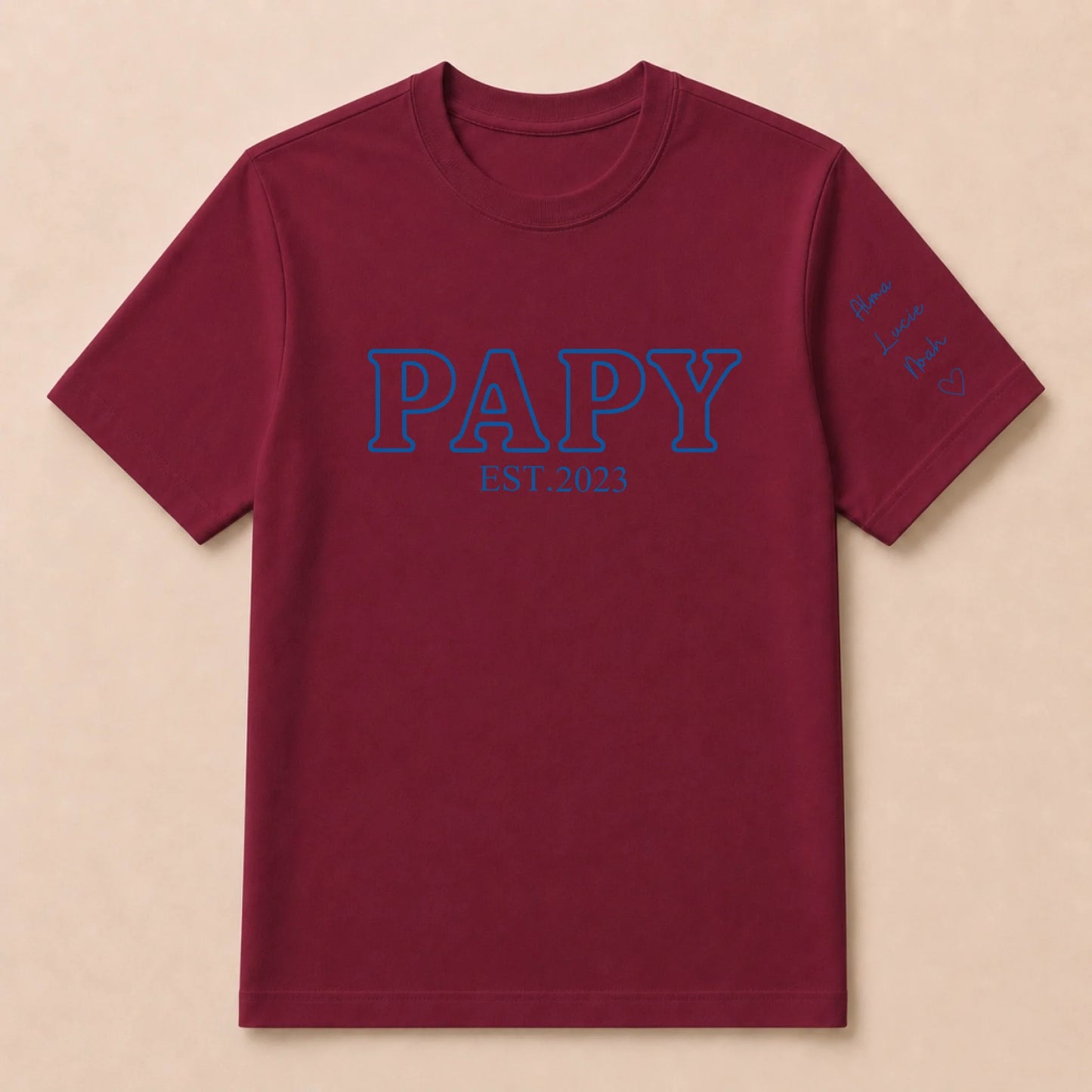 Sweat à capuche personnalisé papy brodé - Futur grand-père – vue 32