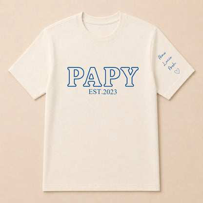Sweat à capuche personnalisé papy brodé - Futur grand-père – vue 40